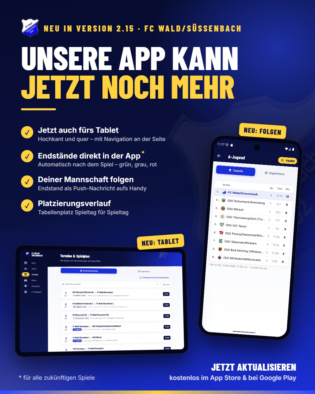Neue Version! Unsere App kann jetzt mehr!