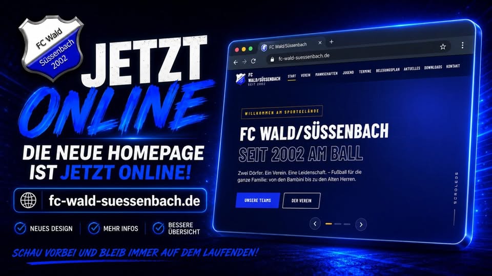 Neue Vereins-Homepage
